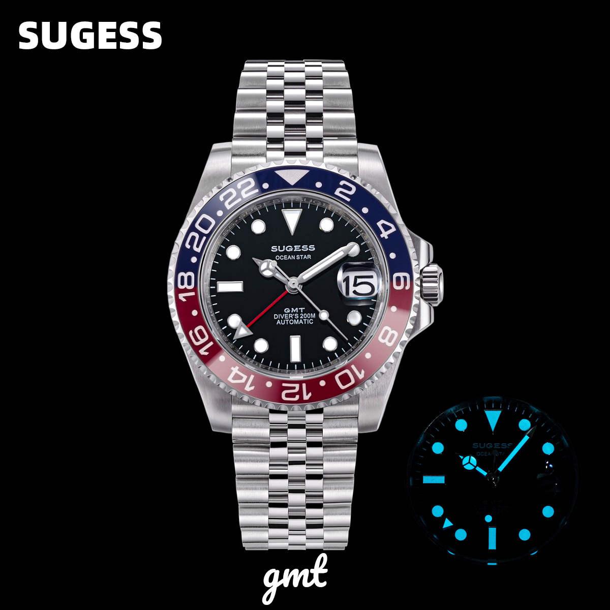 Luxury Watch Expensive - Sugess GMT Diving Watch of Men