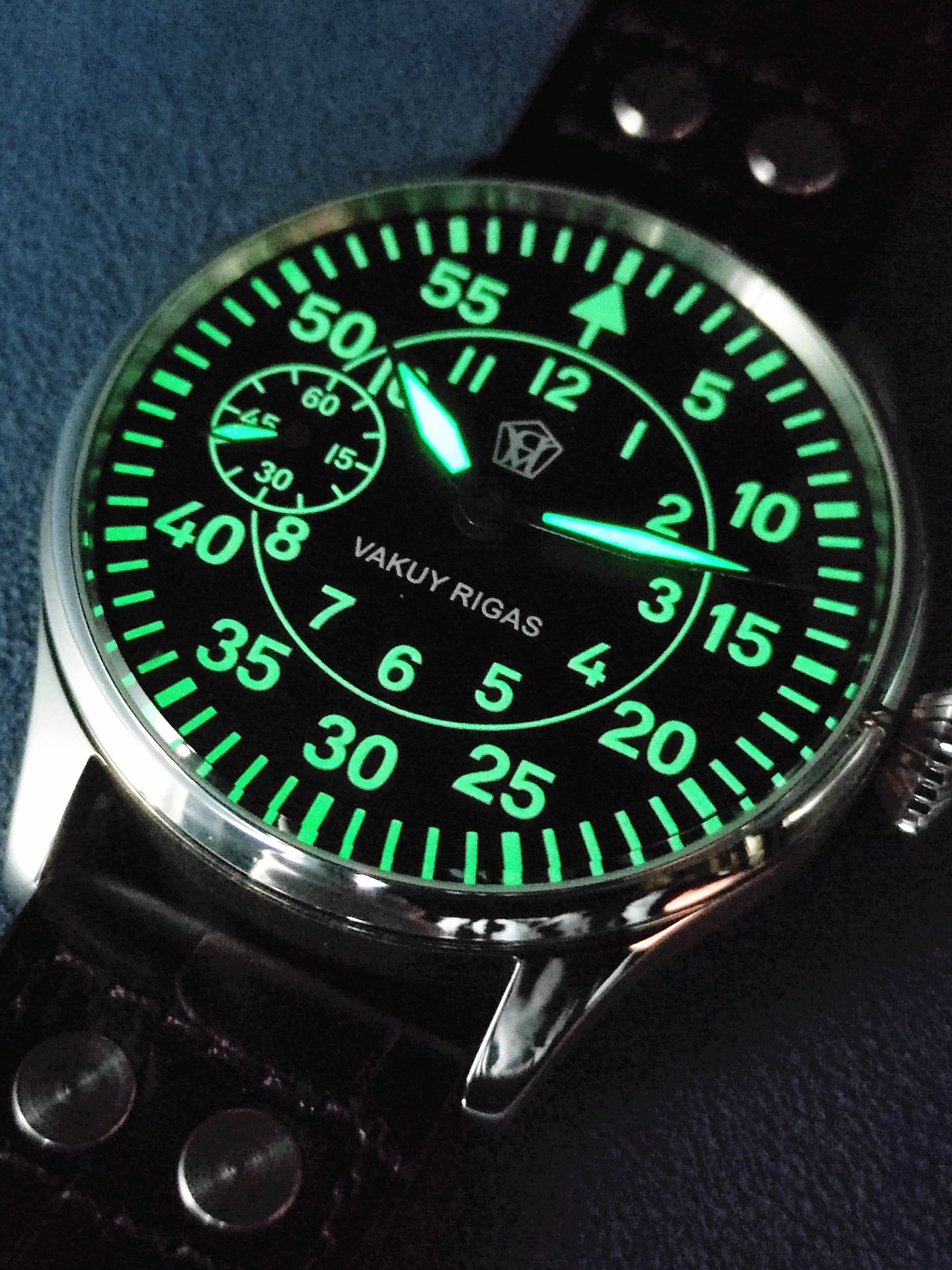 Automatic Pilot Watch - 44MM Men's Manual Mechanical Military Watch