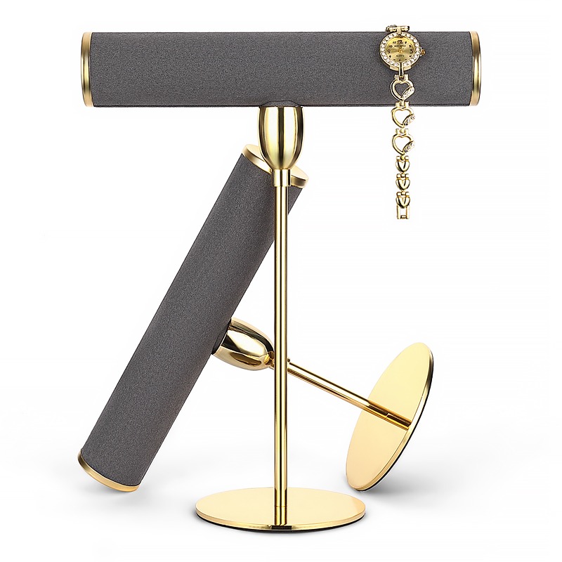 Luxury Watch E Jewellery - Metal Bracelet Display Stand Microfiber Bracelet