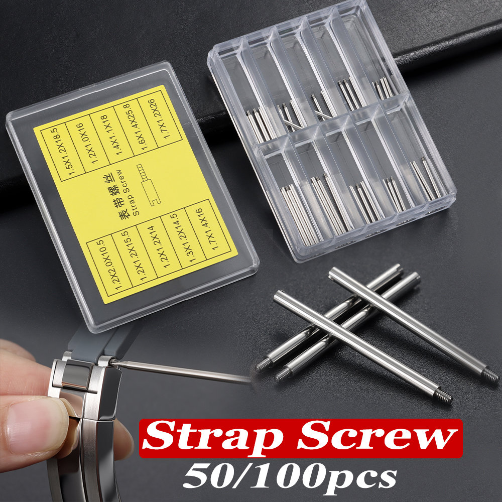 50pcs 100pcs Metal Screws Rod  – Luxury Watch Expensive recenzja i cena