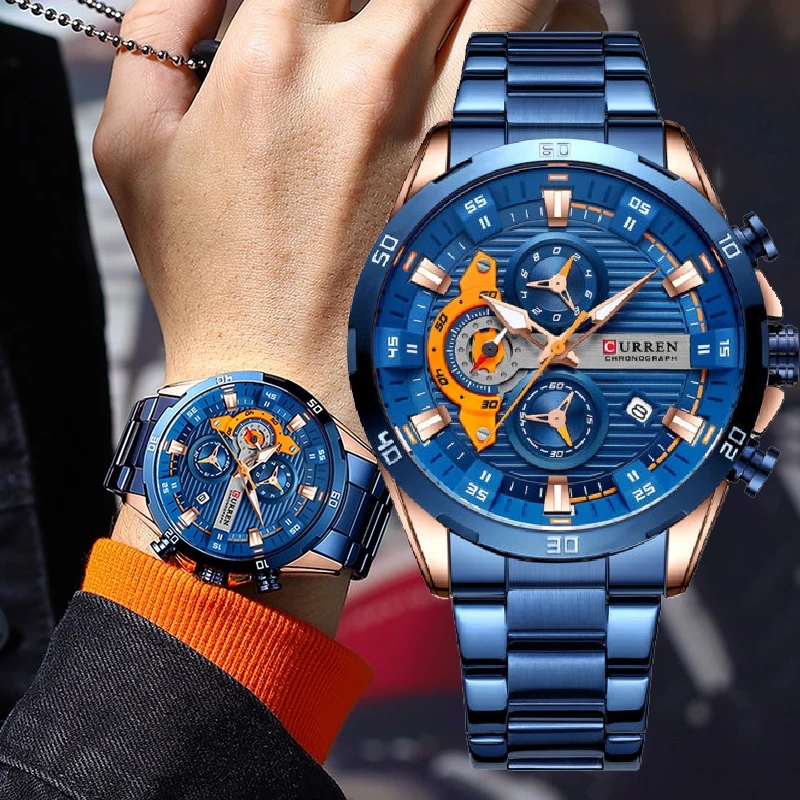 Watches For Men CURREN Man Wri – Luxury Watch Apple recenzja i cena