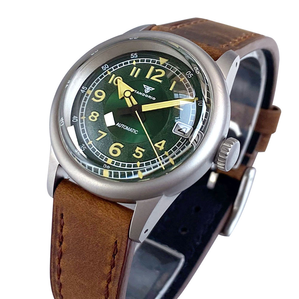 Custom New 36mm Double Domed S – Automatic Pilot Watch recenzja i cena