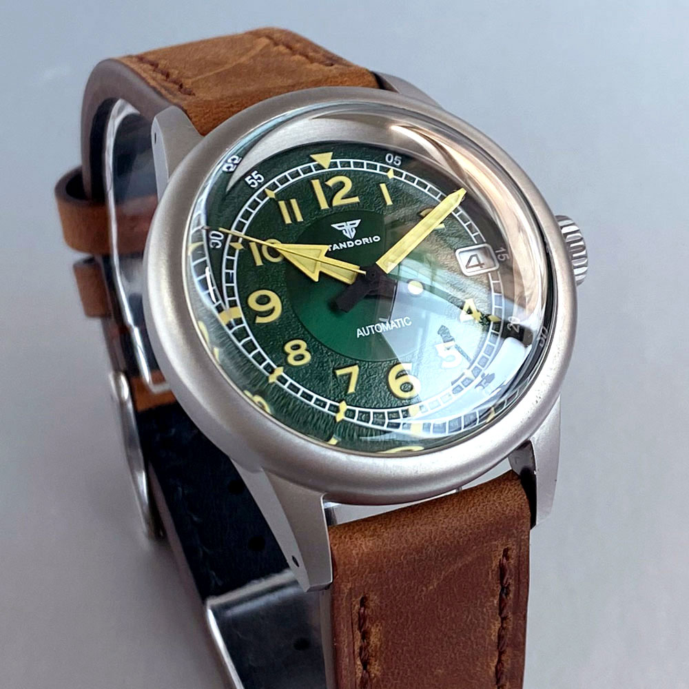 Custom New 36mm Double Domed S – Automatic Pilot Watch recenzja i cena