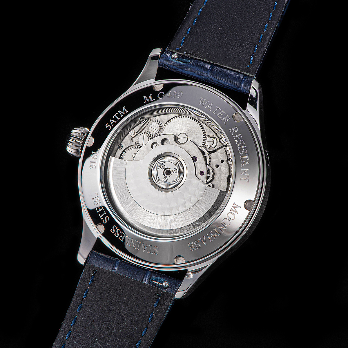 Sugess Moonphase Watch of Men  – Automatic Pilot Watch recenzja i cena