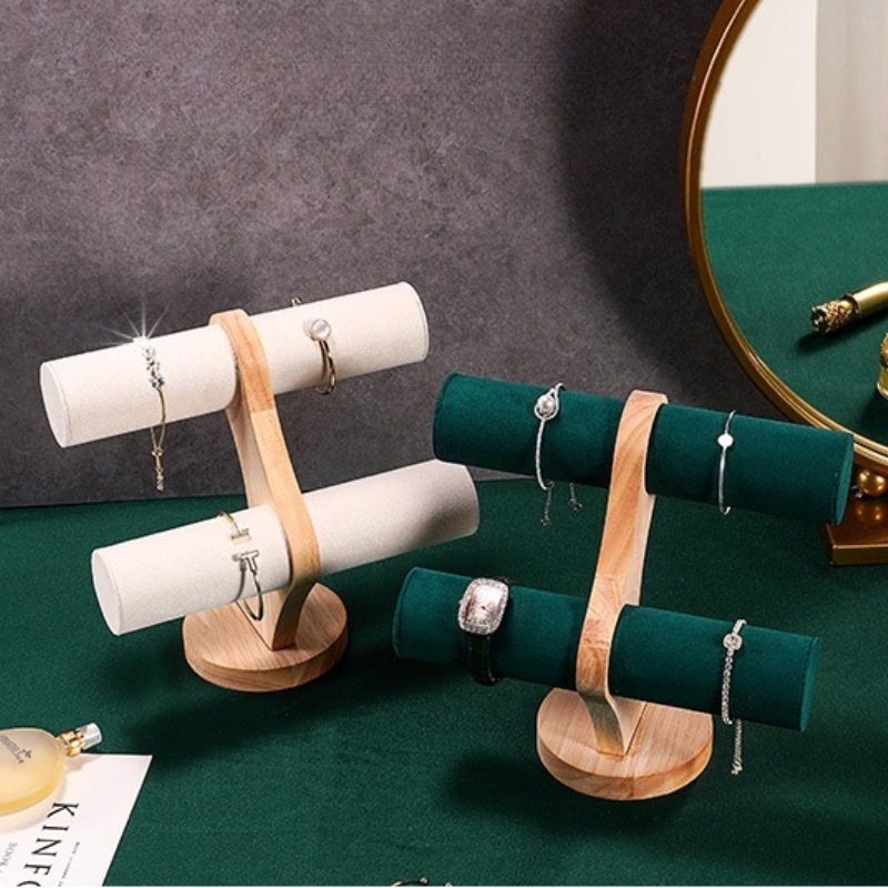 Solid Wood Bracelet Stand Luxu – Luxury Watch E Jewellery recenzja i cena