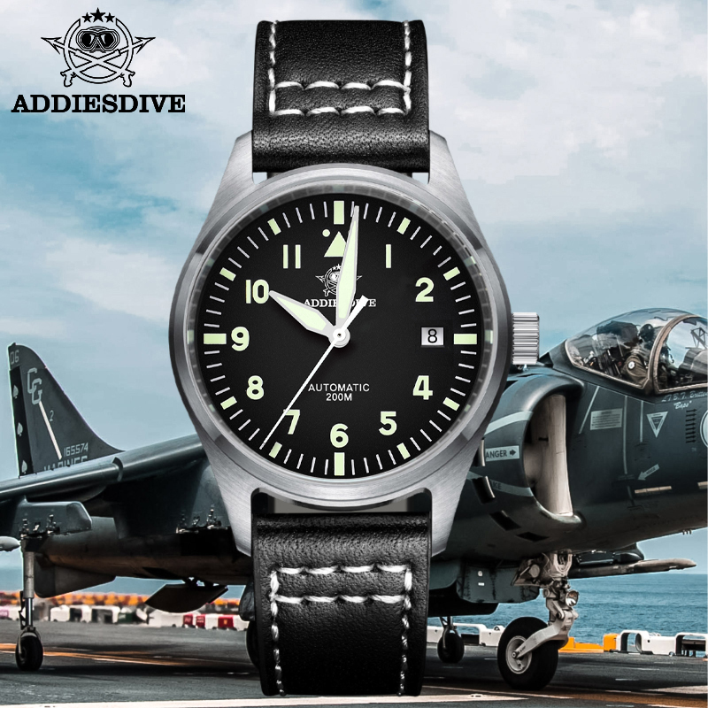 ADDIESDIVE Men's Automatic Mec – Automatic Pilot Watch recenzja i cena