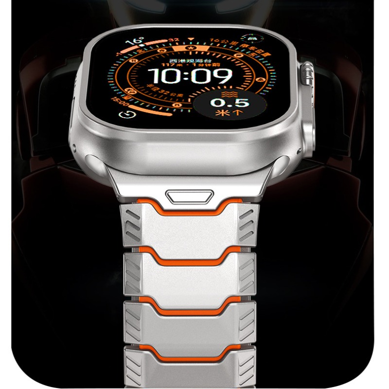 Titanium Rubber Strap for Appl – Luxury Watch Apple recenzja i cena