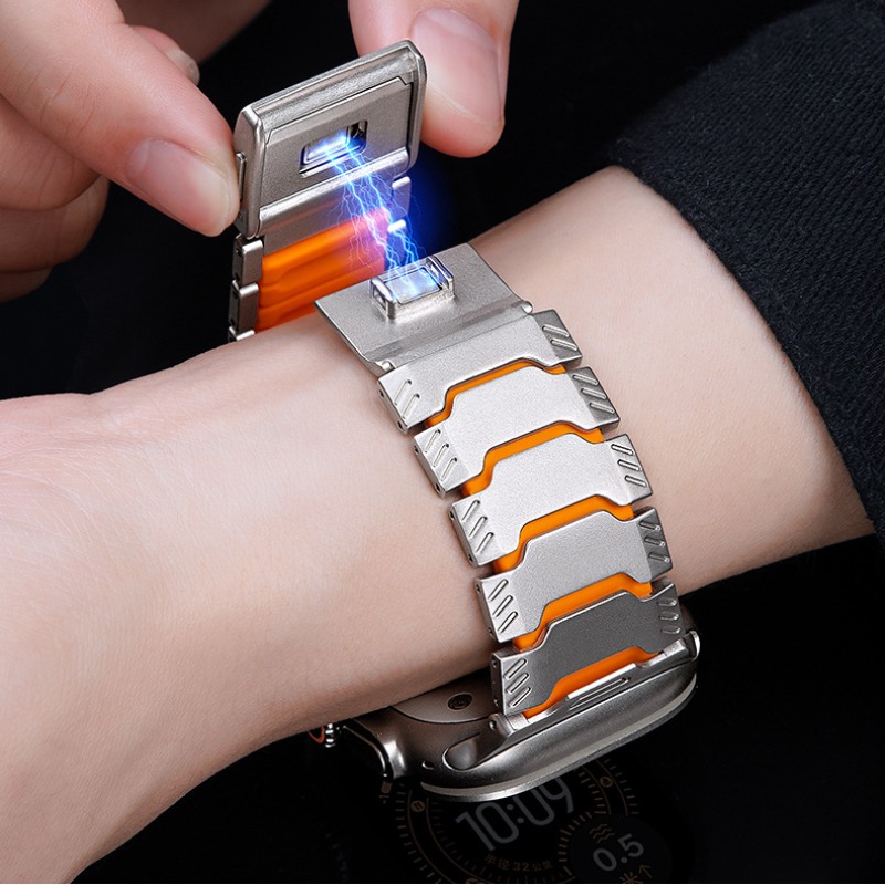 Titanium Rubber Strap for Appl – Luxury Watch Apple recenzja i cena