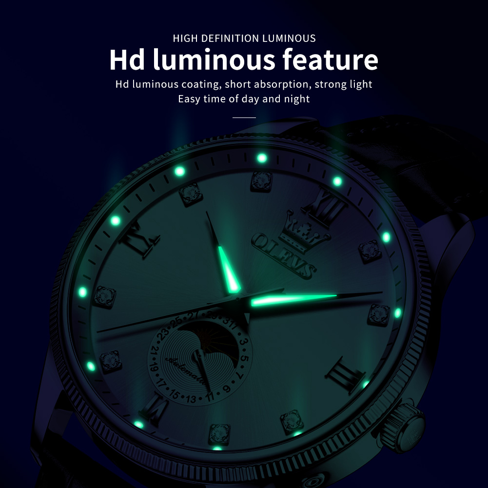 OLEVS Rose Gold Black Dial Aut – Luxury Watch Gold And Black recenzja i cena