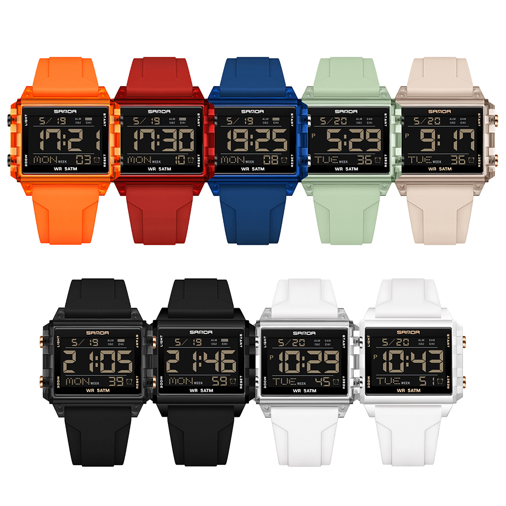 SANDA Brand Fashion LED Watch  – Luxury Watch Brands In World recenzja i cena