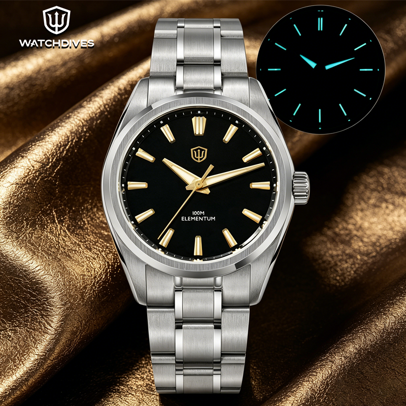 Watchdives WD0003C Relojes 38M – Luxury Watch Gold And Black recenzja i cena
