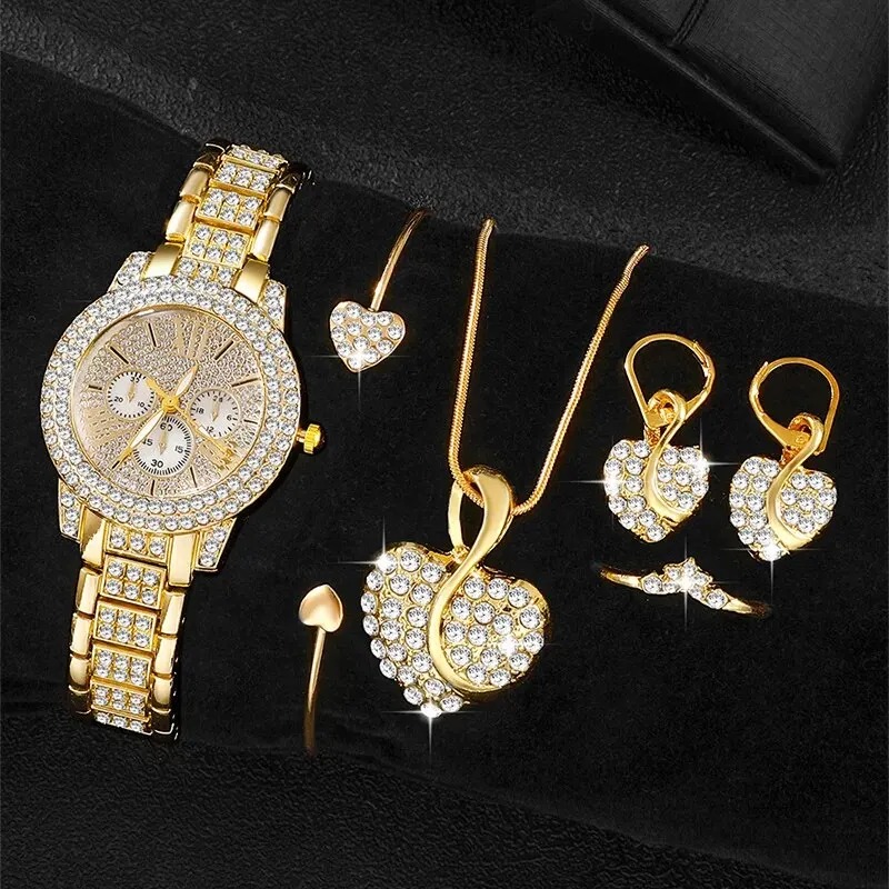 Women's Quartz Watch Gold Luxu – Luxury Women'S Watch recenzja i cena