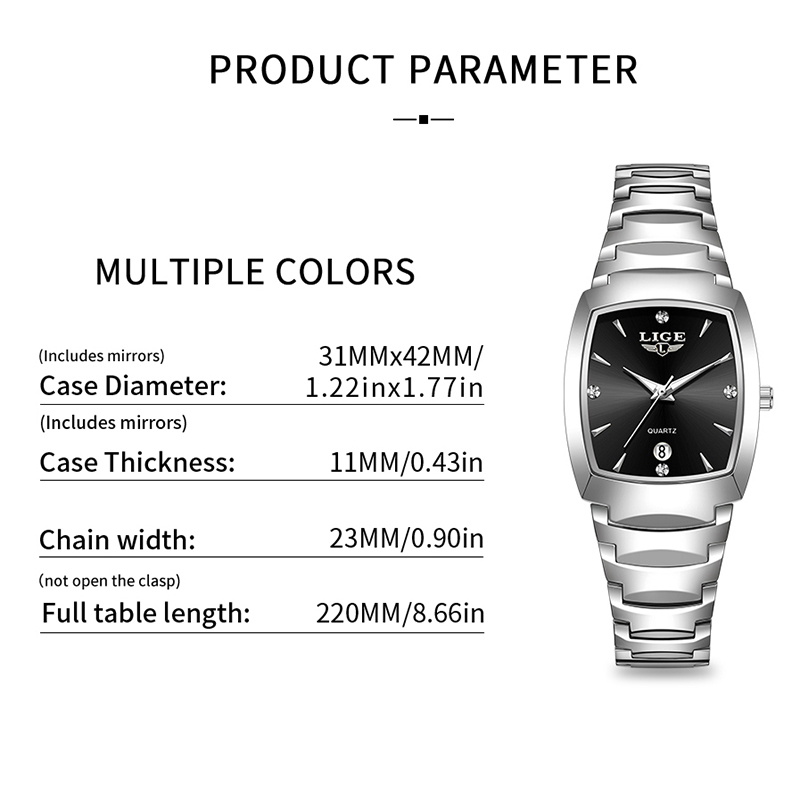 LIGE Watch women Business Luxu – Ladies Luxury Watch recenzja i cena