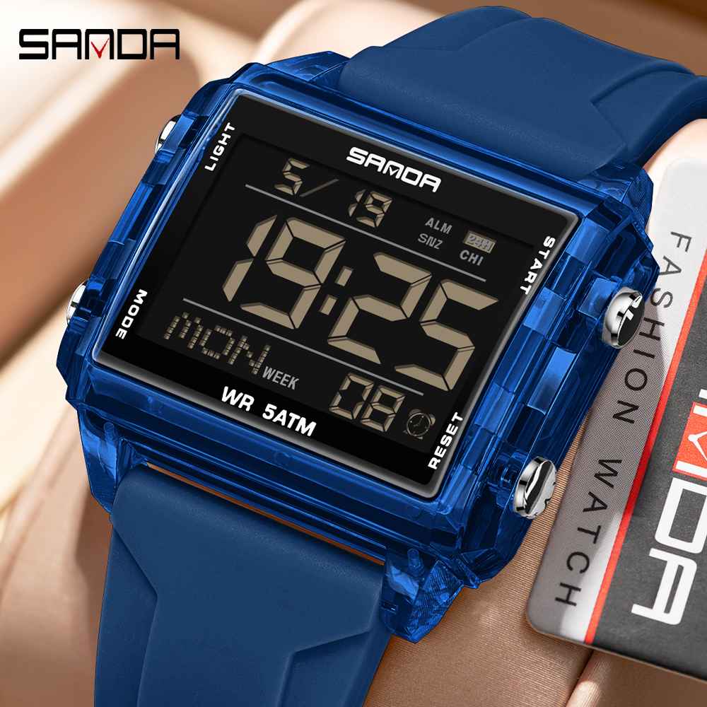 SANDA Brand Fashion LED Watch  – Luxury Watch Brands In World recenzja i cena