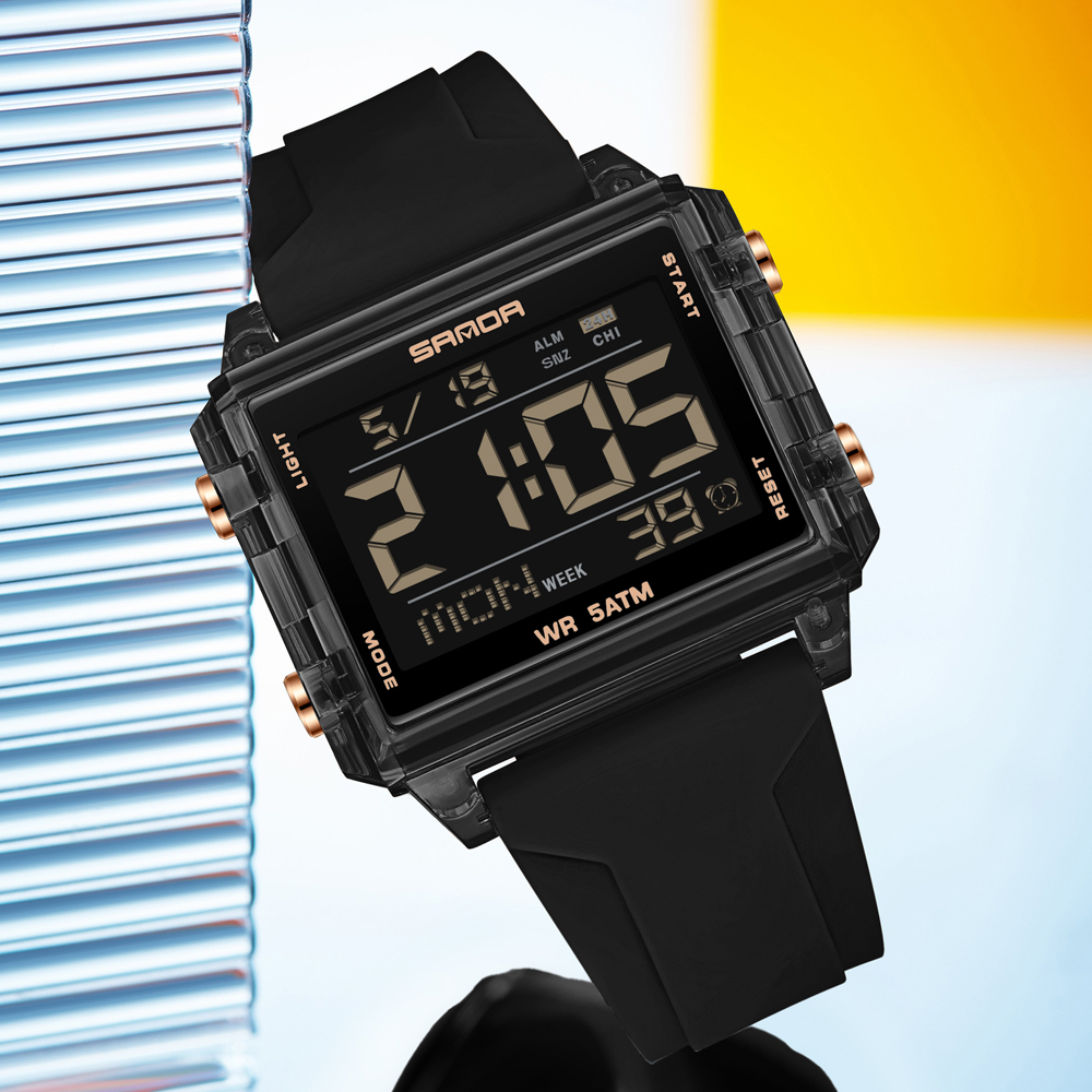 SANDA Brand Fashion LED Watch  – Luxury Watch Brands In World recenzja i cena