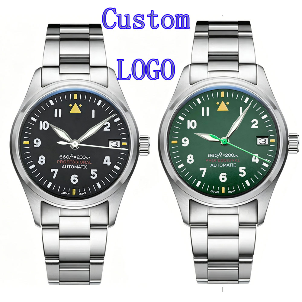 Custom LOGO 36mm 39mm Pilot Wa – Automatic Pilot Watch recenzja i cena