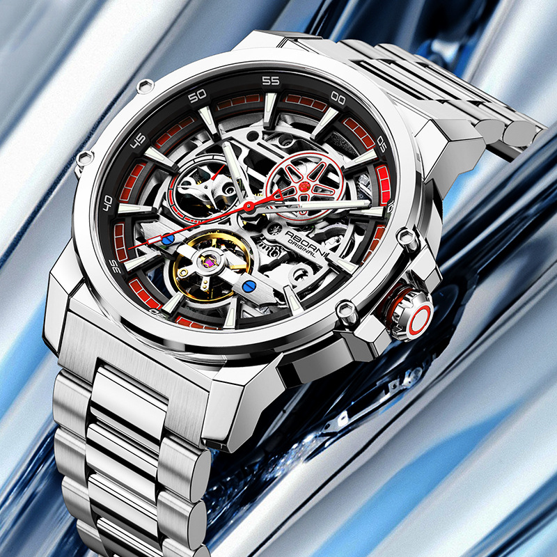 ABORNI 9039 Unique Design Skel – Automatic Pilot Watch recenzja i cena
