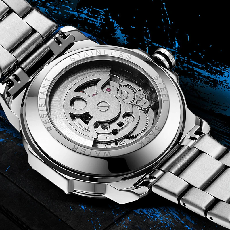 ABORNI 9039 Unique Design Skel – Automatic Pilot Watch recenzja i cena