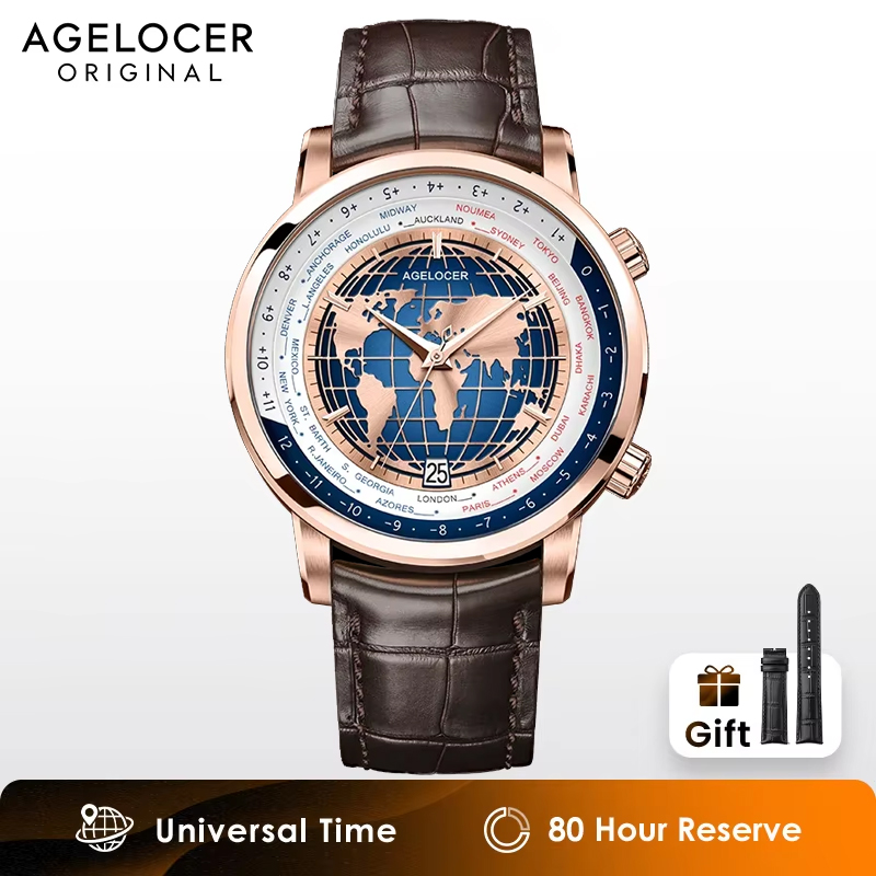 AGELOCER Men's Top Brand Blue  – Luxury Watch Brands In World recenzja i cena