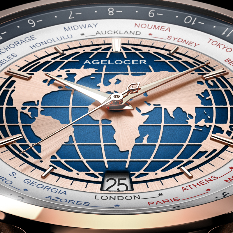 AGELOCER Men's Top Brand Blue  – Luxury Watch Brands In World recenzja i cena