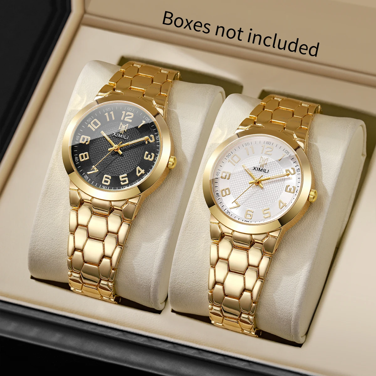 Luxury Gold Tone Women's Wrist – Luxury Watch Gold And Black recenzja i cena