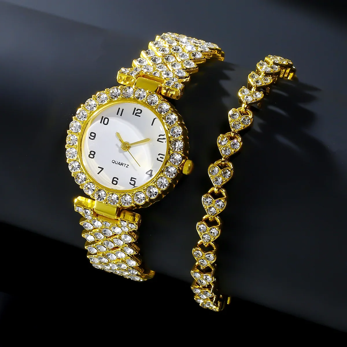 1pcs/2pcs Luxury Fashion Women – Ladies Luxury Watch recenzja i cena