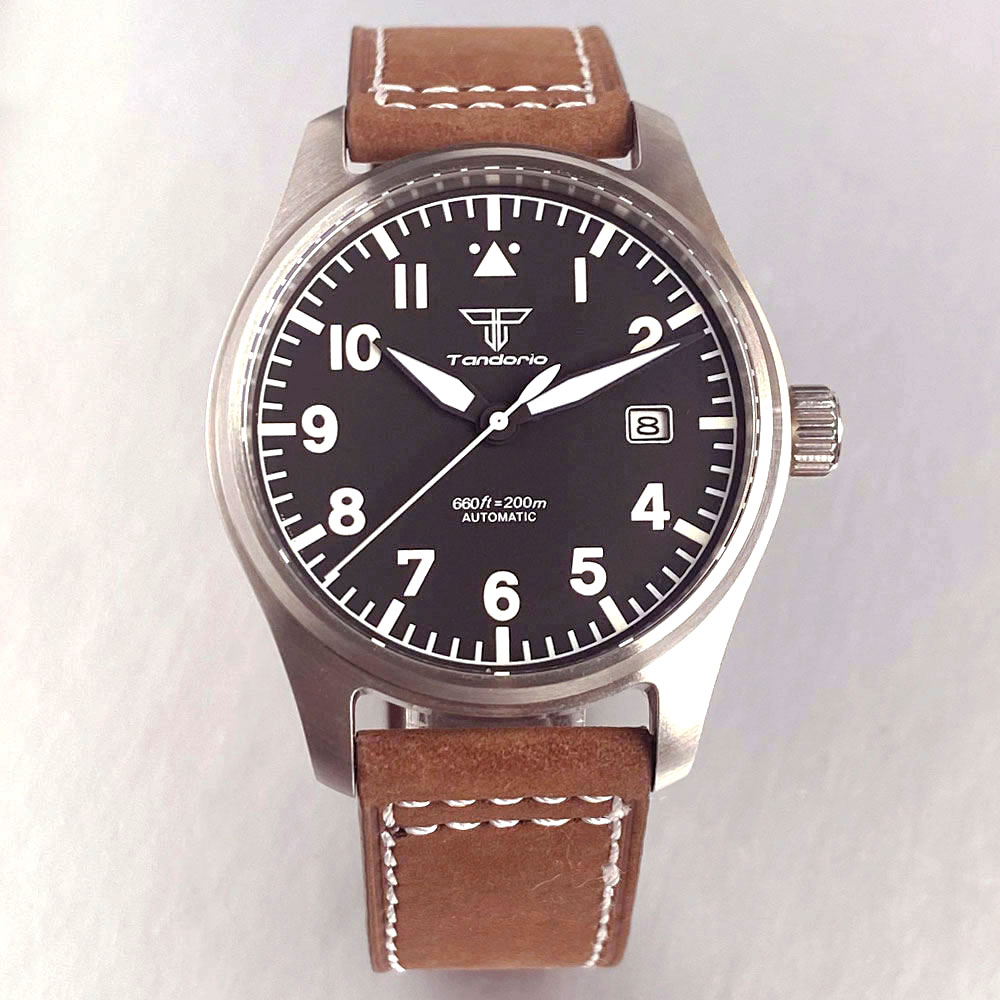 Customized 39mm Classic Pilot  – Automatic Pilot Watch recenzja i cena