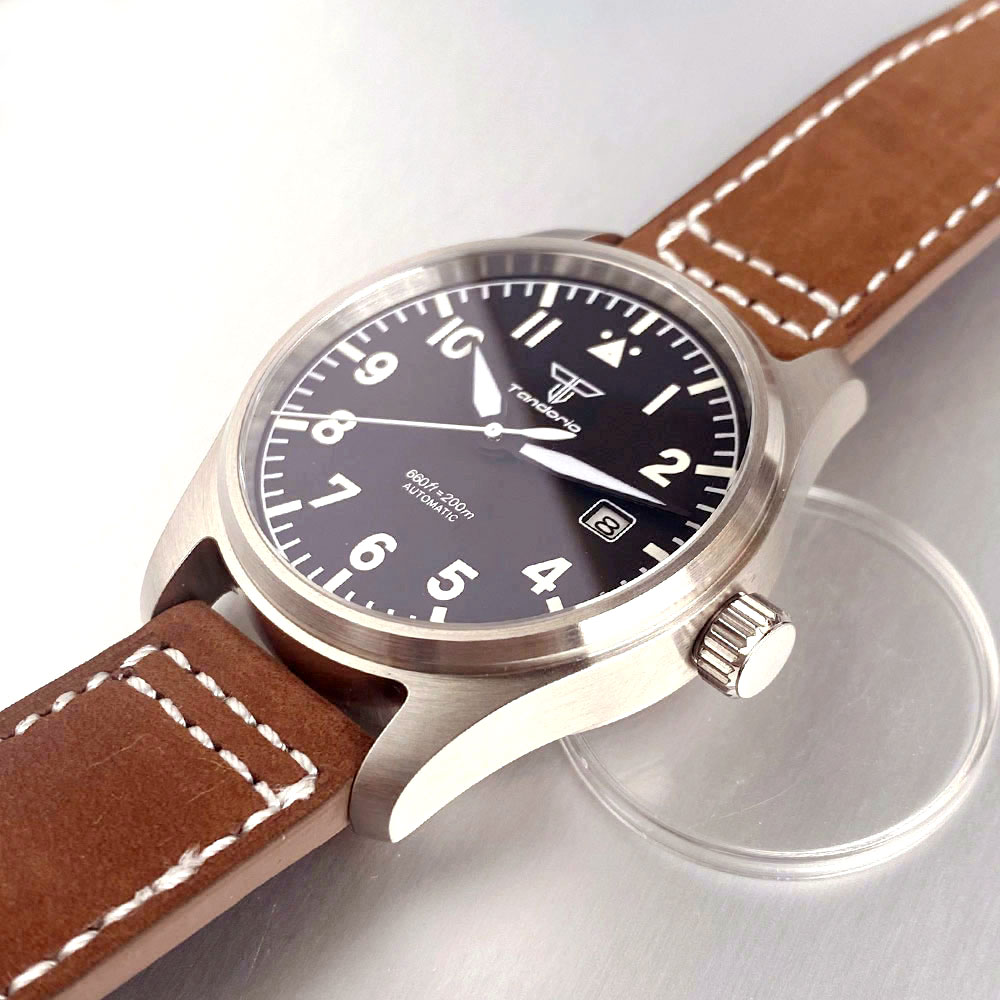 Customized 39mm Classic Pilot  – Automatic Pilot Watch recenzja i cena