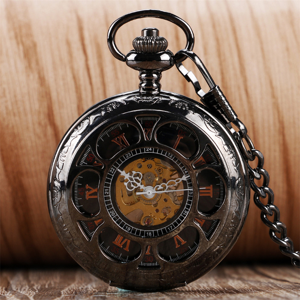 Rose Gold/Black Pumpkin Flower – Luxury Watch Gold And Black recenzja i cena