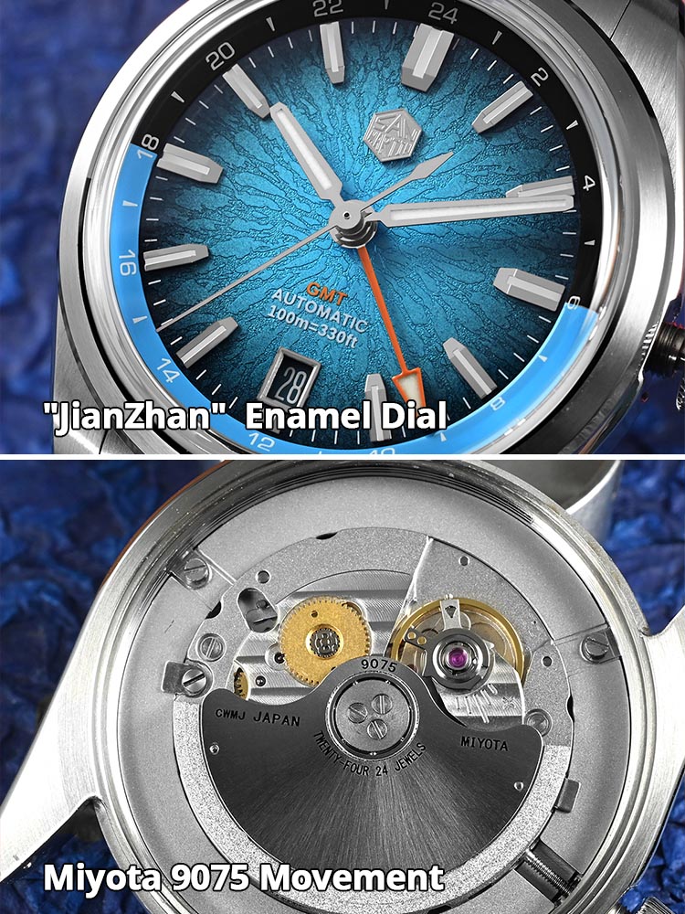 San Martin New 39mm Enamel Jia – Luxury Watch From China recenzja i cena