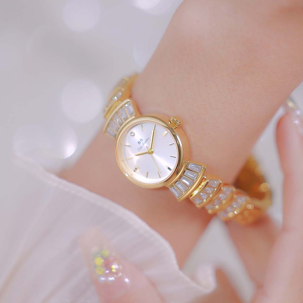 High Quality Women's Watches L – Luxury Watch Gold And Black recenzja i cena