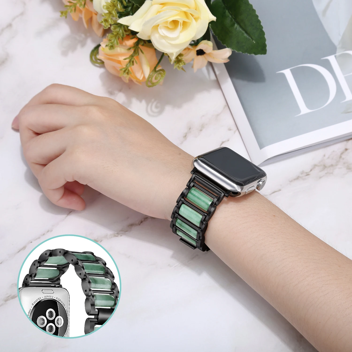 Emerald Jewellery+Metal Strap  – Luxury Watch E Jewellery recenzja i cena