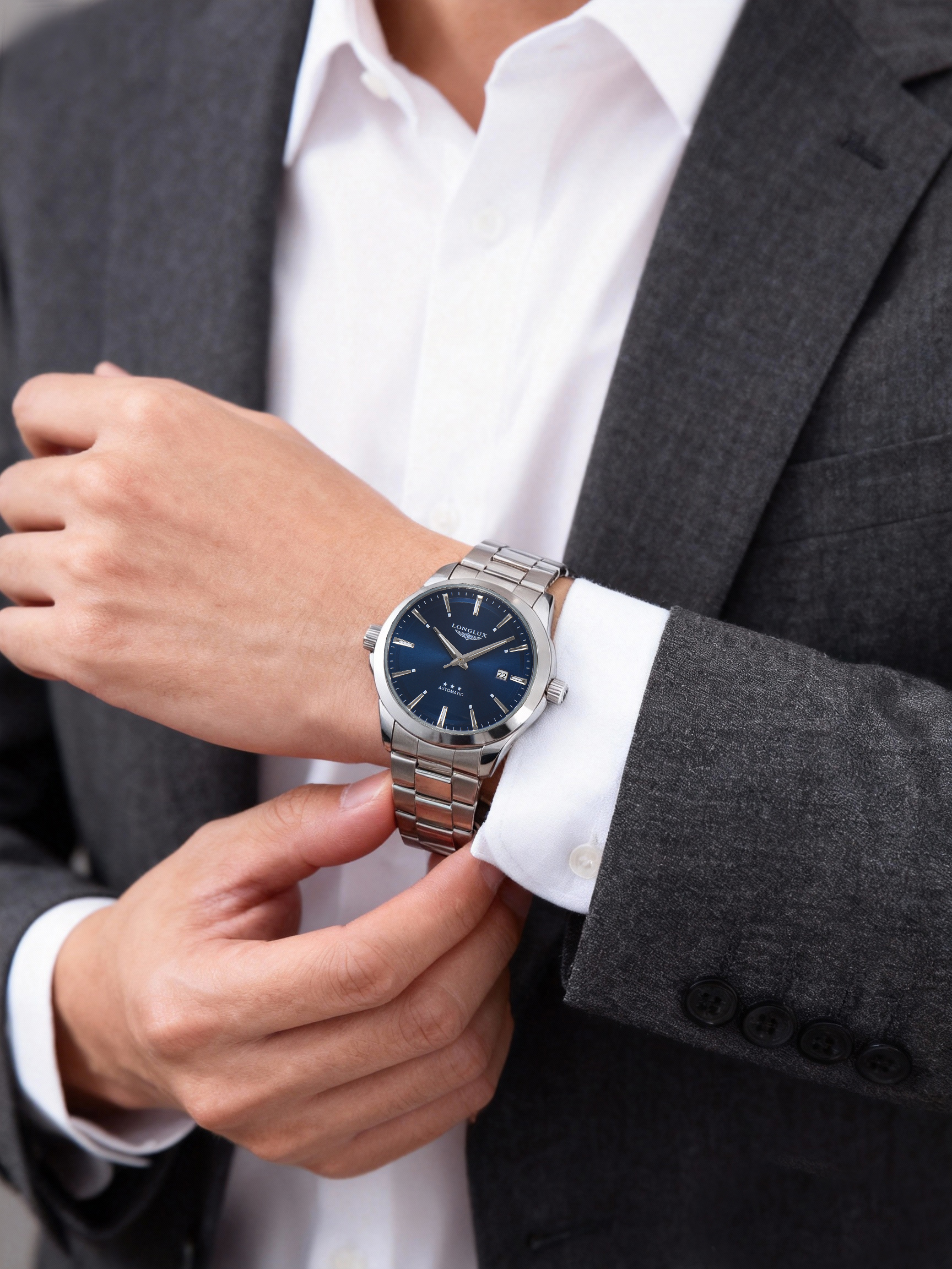 Men automatic watch business d – Automatic Pilot Watch recenzja i cena