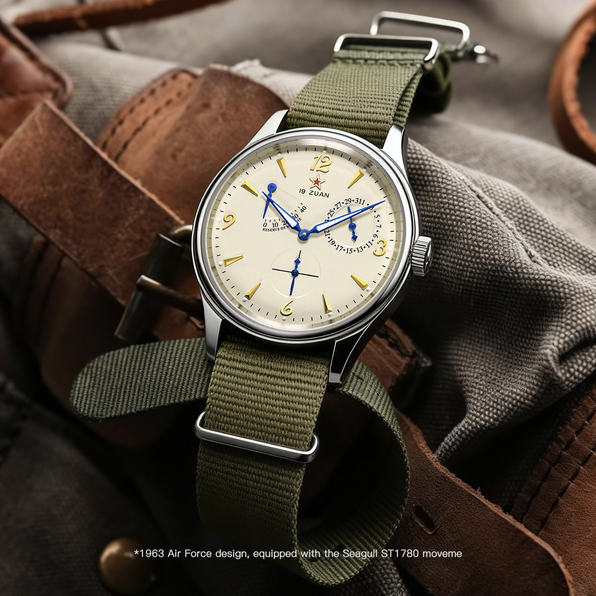 Seagull ST1780 New 1963 40mm M – Automatic Pilot Watch recenzja i cena
