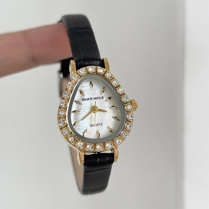 Luxury Women's Quartz Watch Go – Luxury Watch Gold And Black recenzja i cena