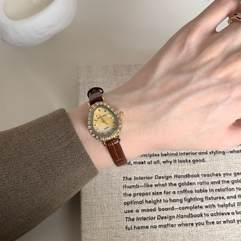 Luxury Women's Quartz Watch Go – Luxury Watch Gold And Black recenzja i cena