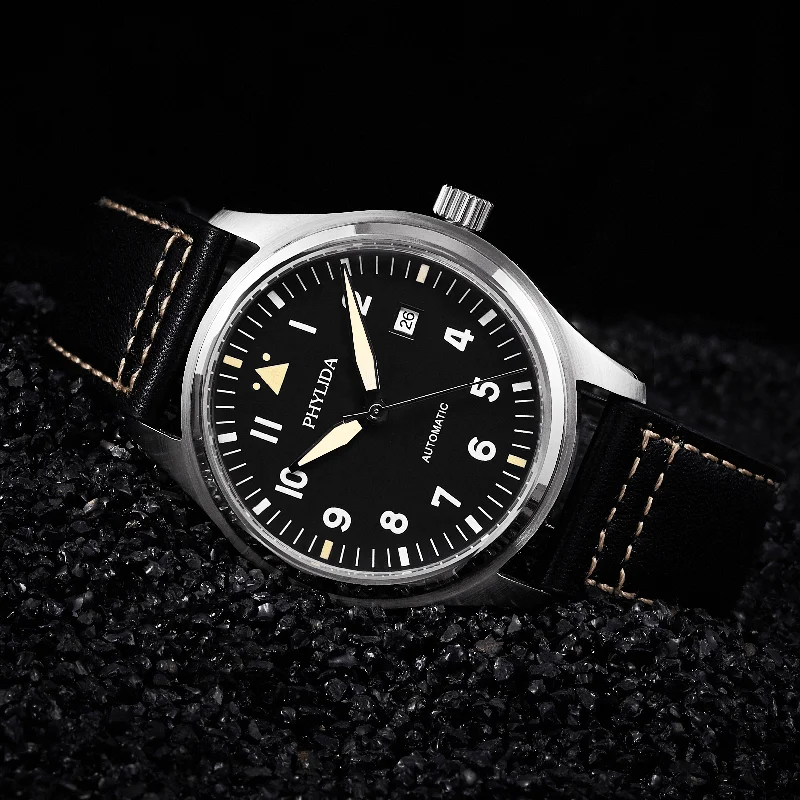 PHYLIDA 42mm Spitfire Pilot’s  – Automatic Pilot Watch recenzja i cena