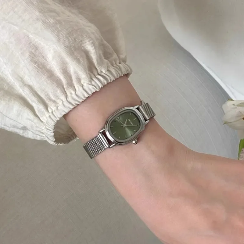 Small Oval Dial Green Watch Si – Ladies Luxury Watch recenzja i cena