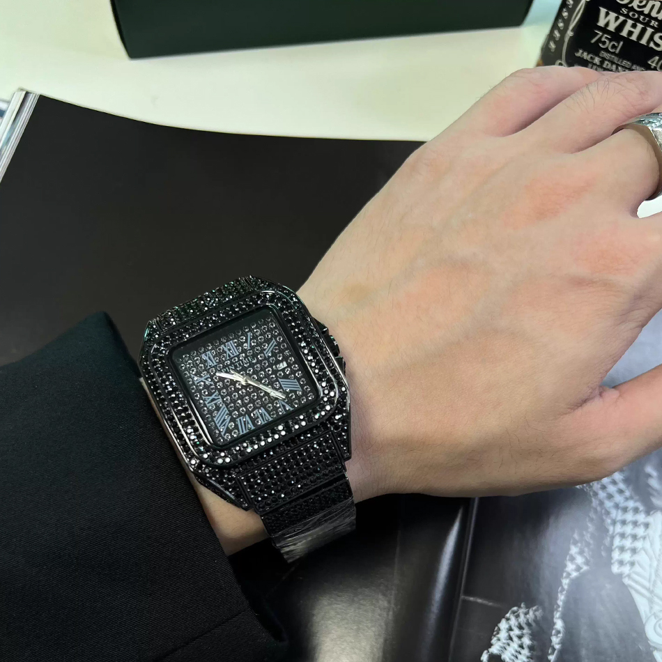 Gold or black Watch Ice Out Sq – Luxury Watch Gold And Black recenzja i cena