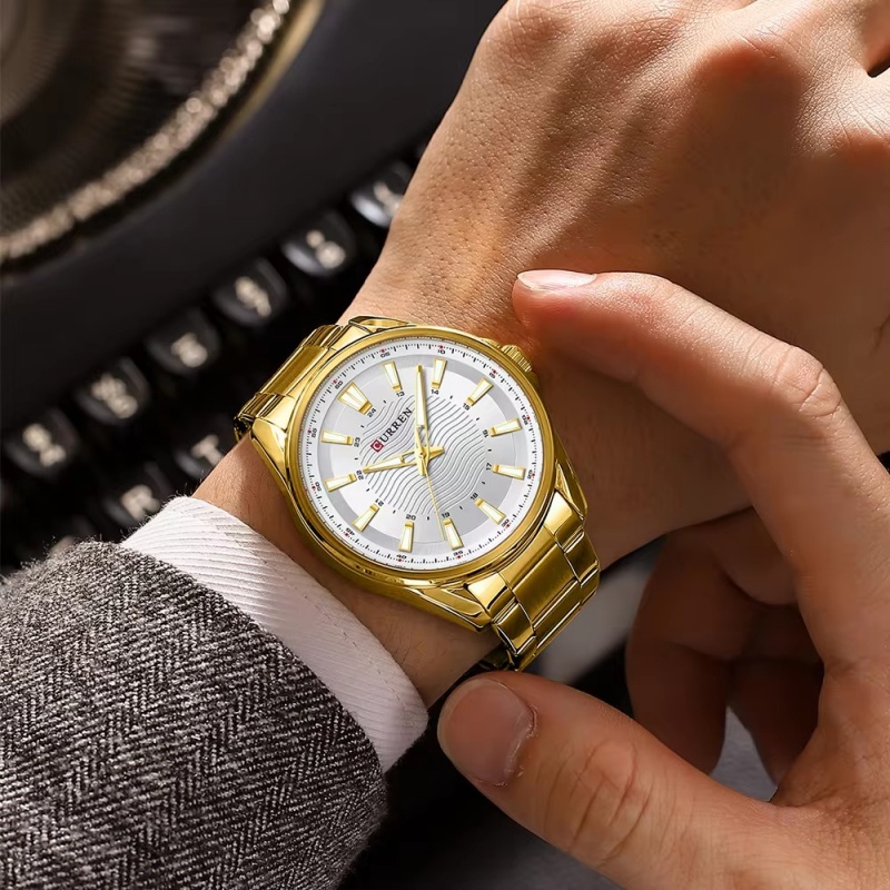 CURREN 8424 New Elegant Men's  – Luxury Watch Apple recenzja i cena