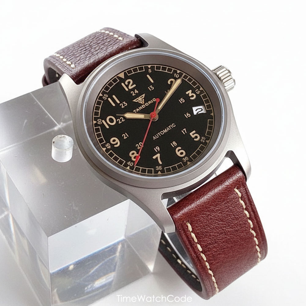 Customized Watch Titanium NH35 – Automatic Pilot Watch recenzja i cena