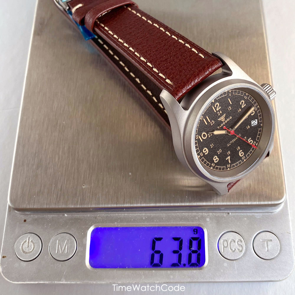 Customized Watch Titanium NH35 – Automatic Pilot Watch recenzja i cena