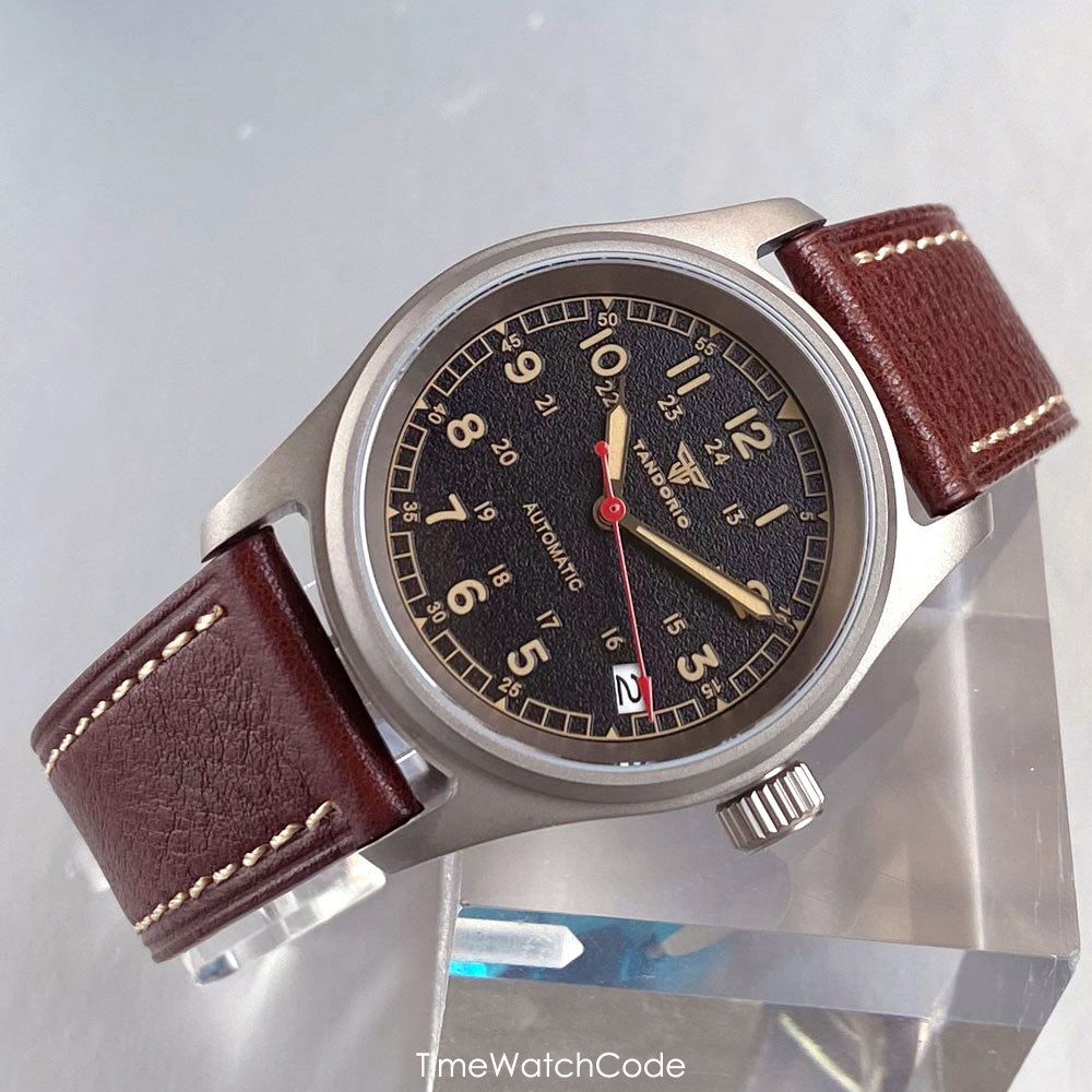 Customized Watch Titanium NH35 – Automatic Pilot Watch recenzja i cena